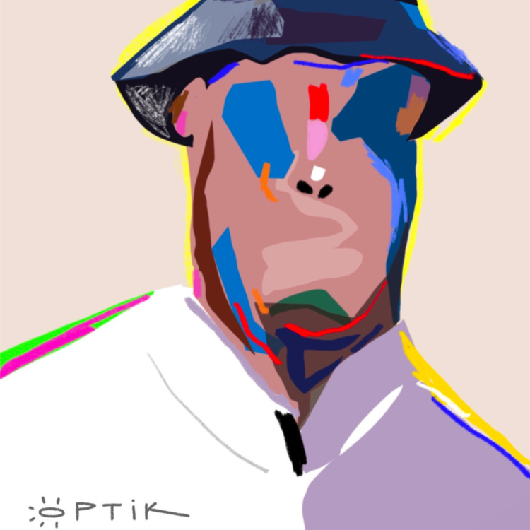 Zeichnung von Optik alias Jakob Schald