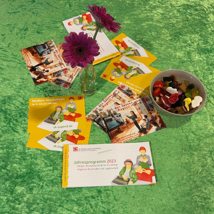 Tischdekoration Medienaperitif